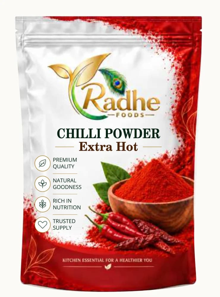 Radhe Foods Chilli Powder – Extra Hot pack