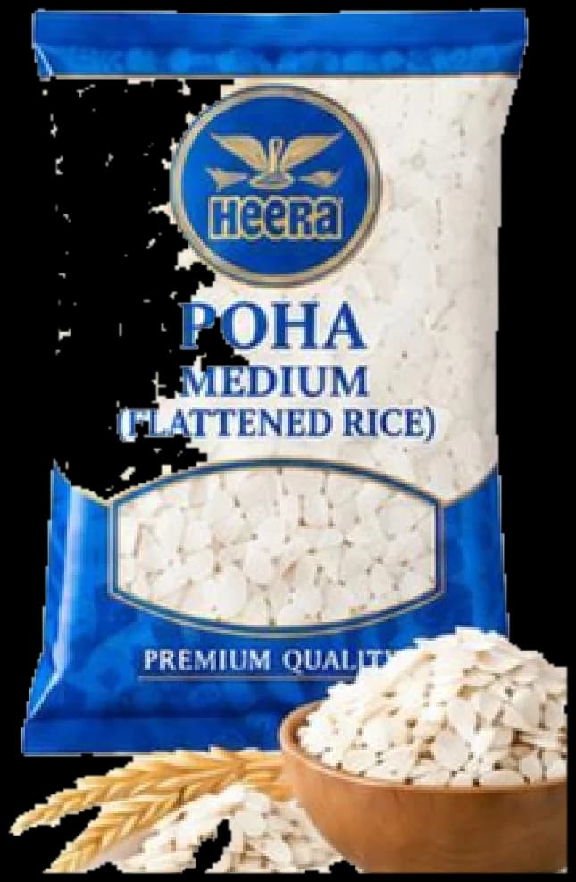 Heera Heera Poha Medium – Poha Medium / Flattened Rice