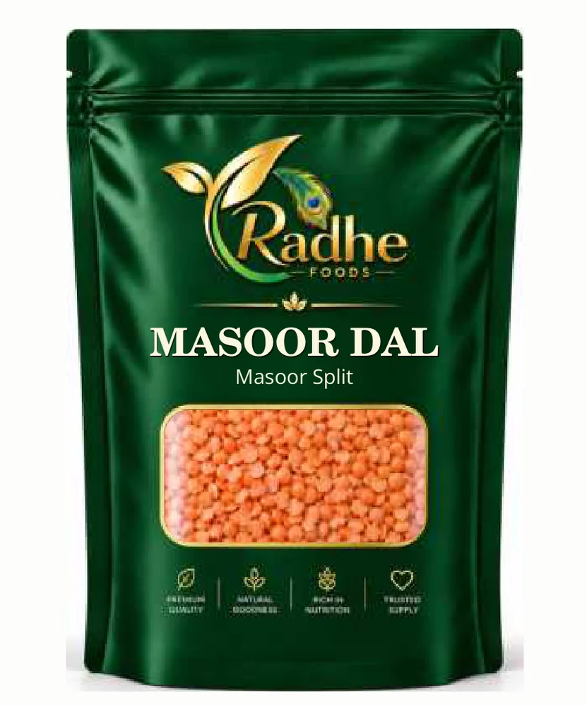 Radhe Foods Masoor Dal – Red Lentils / Masoor Split
