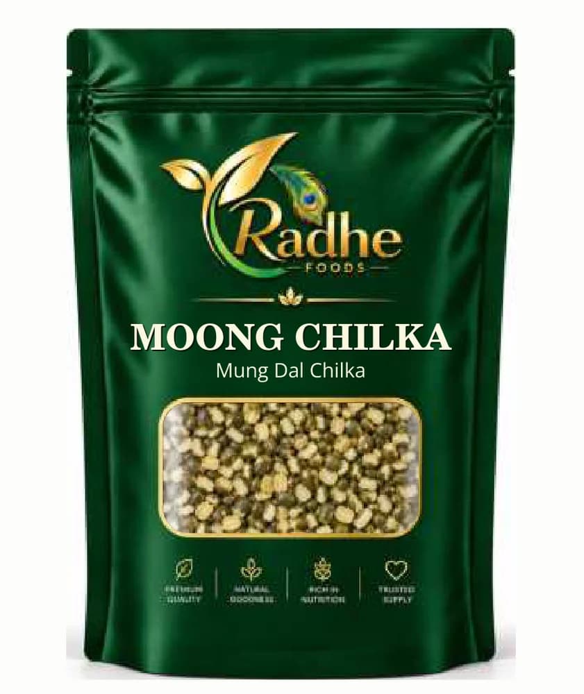 Radhe Foods Moong Chilka – Moong Dal Split With Skin / Mung Dal Chilka