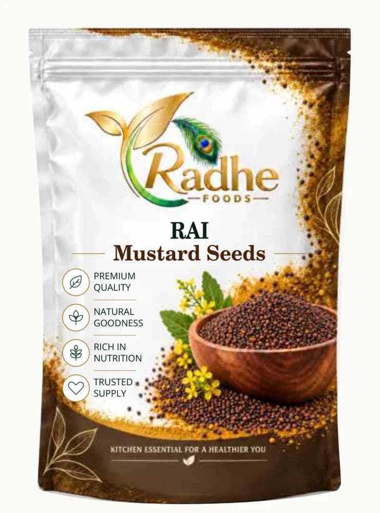 Radhe Foods Rai – Mustard Seeds