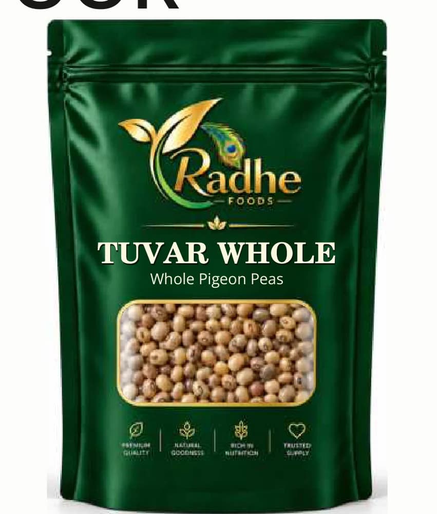 Radhe Foods Tuvar Whole – Whole Pigeon Peas / Tuvar Whole